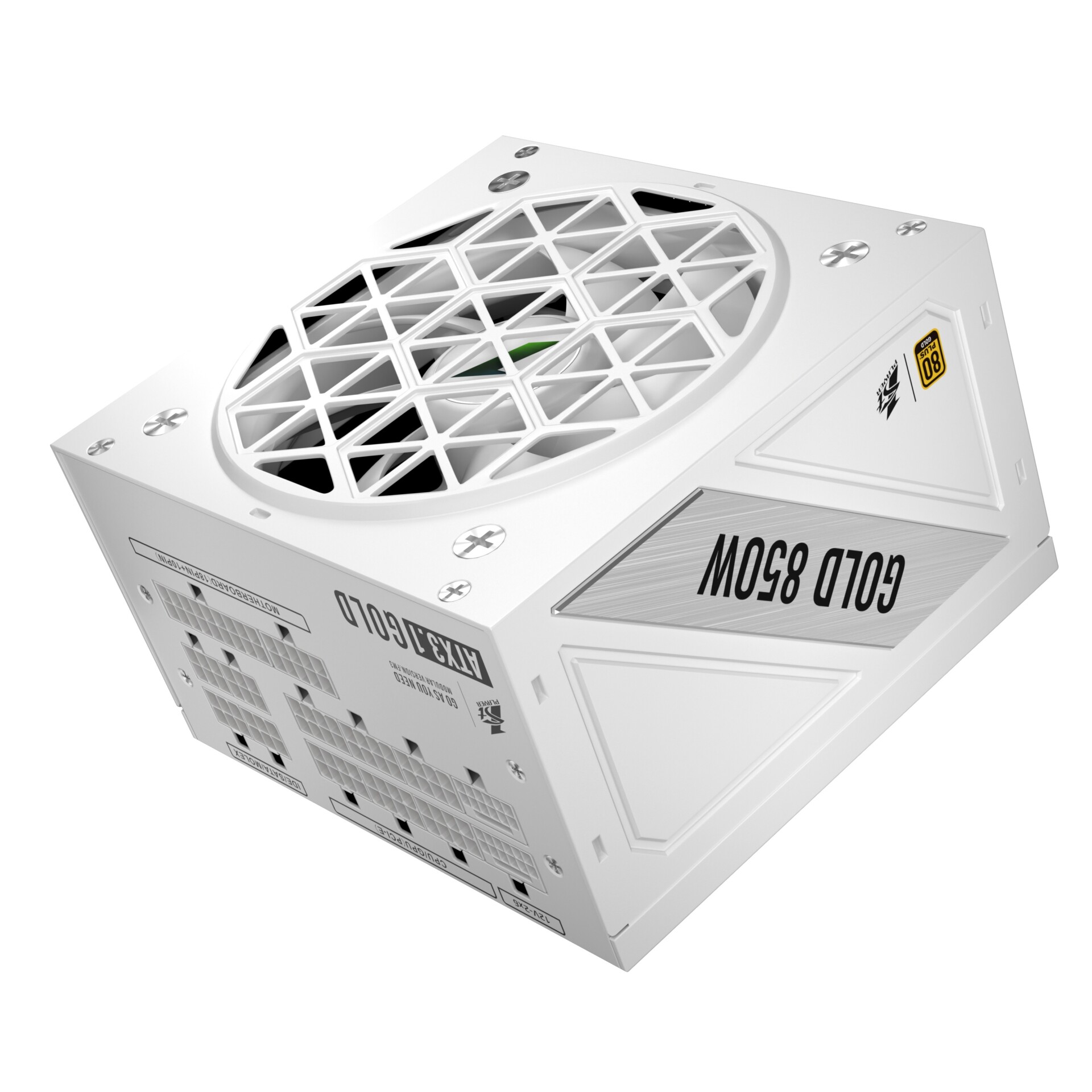 Sursa PC 1stPlayer® 850W, 80 PLUS® Gold, Full Modular, ATX 3.1, PCIe 5.1, MES ID, NGDP HA-850BA4-Wh - imagine 8