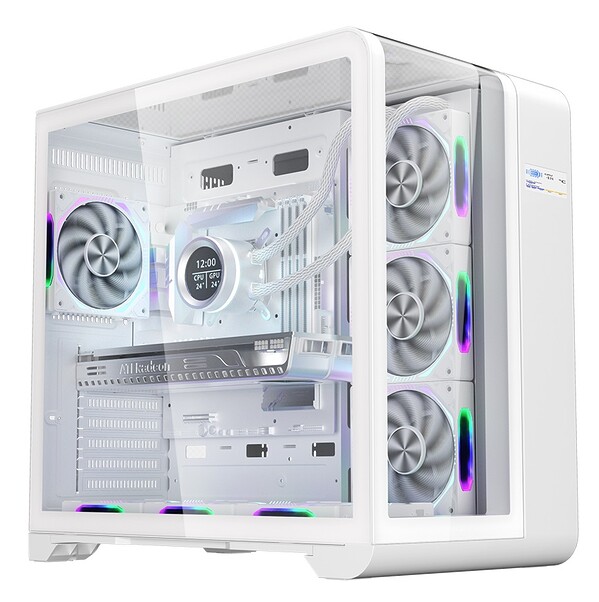 Sistem PC Gaming 1stPlayer® cu Intel® Core™ Ultra 9 285K Arrow Lake 5.7GHz, 32GB DDR5, SSD 1TB M.2, GeForce® RTX™ 5070Ti 16 GB GDDR7, WiFi, liquid cooling, U9RT7W7TW, Windows 11 Pro