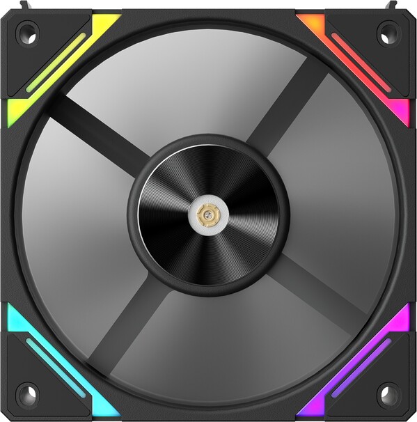 Ventilator 1stPlayer® aRGB XF7-BK, control turatie, 120x120x25 mm silent, rulment hydraulic, 3pin(ARGB)+4PIN(PWM), negru