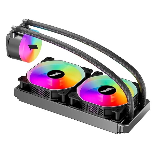 Cooler Procesor 1stPlayer® Thunderstorm TS2 240 black, aRGB, compatibil AMD/Intel, negru