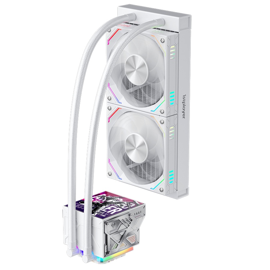 Cooler Procesor 1stPLAYER FT 240E-wh FAST aRGB, display