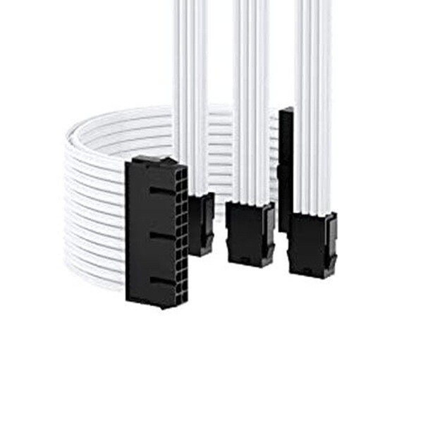 Set Prelungire 4 Cabluri Sursa ATX, 1stPlayer® Premium, Steam Punk 4IN1 cristal white