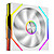 Ventilator 1stPlayer® aRGB FG7-WH, control turatie, 120x120x25 mm silent, rulment hydraulic, 3pin(ARGB)+4PIN(PWM), alb