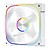 Ventilator 1stPlayer® aRGB FN7R-WH reverse, control turatie, 120x120x25 mm silent, rulment hydraulic, 3pin(ARGB)+4PIN(PWM), alb