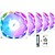 Set 5 ventilatoare 1stPlayer® M1-D-wh aRGB, controller si telecomanda, alb