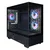 RESIGILAT: Carcasa 1stPLAYER® Gaming MI5-bk, fara ventilatoare, Micro-ATX, negru