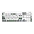 Tastatura Mecanica Gaming 1stPlayer® NEO108 Forest Green, 108 taste Silent Switch, Iluminare RGB, conectivitate wired, 2.4G, bluetooth