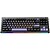 Tastatura Mecanica Gaming 1stPlayer® NEO87 Midnight Violet, 88 taste Lavender Switch, Iluminare RGB, conectivitate wired, 2.4G, bluetooth
