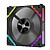 Ventilator 1stPlayer® aRGB XF7-BK, control turatie, 120x120x25 mm silent, rulment hydraulic, 3pin(ARGB)+4PIN(PWM), negru